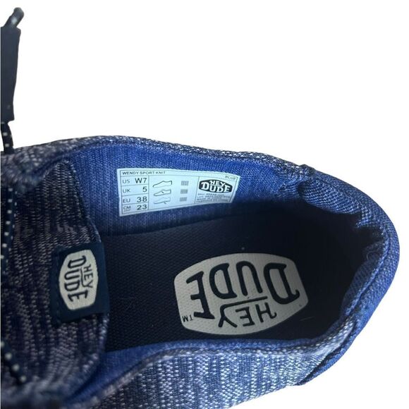 Hey Dude Women's Wendy Knit Slip On Shoes Custom French Bulldog Size 7 - Picture 3 of 7